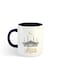 Mubarak Printed Mug White/Navy