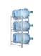 ECVV 3-Tier Storage Rack 5 Gallon Heavy Duty Holder Shelf Cabby Save Space, Sliver, Wbs-4311-S, 13.39 X 13.07 29.52