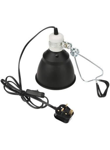 MAKINGTEC E27 Reptile Turtle Heat UVA/UVB Bulb Lamp Light Holder, 300W Reptile Heating Lighthouse for Chicken Brooder Basking-UK Plug