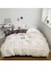 4-Piece Set Bedding Modal Quilt Cover Set with 1 Quilt Cover 1 Sheet and 2 Pillowcases 2m Bed (200 * 230cm)