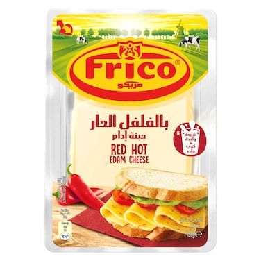 Frico Red Hot Sliced Gouda Cheese, 150g
