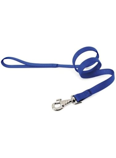 Camon Nylon Leash for Dog, 12 mm Width x 1 meter Length, Blue