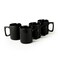 Art Stoneware ZOE 4PCS Mug Set   385 ML Black Coffee Mug Set   Durable Coffee Cup Set for Home &amp; Office   Cups for Cappuccino, Latte, Tea &amp; Cocoa Restaurant Coffee Mugs