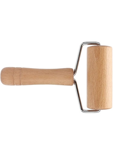 Showay Pastry Roller, Wear Resistant Polished Wood Rolling Pin Ergonomic Air Drying Elegance for Home Use