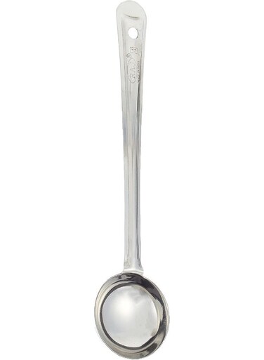 STEEL FLARE LADDLE, 30 CM, SILVER, FL0004, Curry Server, Soup Server, Milk Laddle, Serving Spoon Silver 7cm