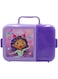 Gabby&rsquo;S Dollhouse 2-Compartment Lunch Box with Side Lock and Top Handle