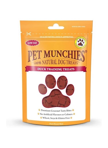 Pet Munchies Natural Dog Treats Duck Training Dog Treats 50g