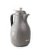 Cuisine Art Feenik 1L Double Wall Vacuum Flask - Stylish Design with Pink Glass Inner, Portable &amp; Durable PP Outer Body, Comfortable Handle - Ideal for Hot or Cold Drinks - Grey