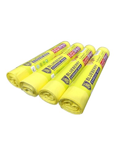 4 Roll Of Garbage Bag (Size 46x52cm, 5 Gallons, 30pcs Per Roll) For Home, Office, Bathroom