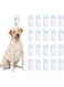 FDTY Disposable white Waterproof Dog Boots for Paw Protection, 20 Pcs Pet Shoes with Adjustable Self-Adhesive Bandage, Dog Disposable Foot Covers for Outdoor &amp; Indoor Walking (Small)