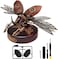 ROKR  Model Kits For Adults to Build 3D Metal Puzzle Hercules Beetle ABS And Metal Buds Insects Figurine cyberpunk Decoration Gift Idea For Toy Collectors Men(MI01)