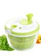 Dryer Salad Spinner &acirc;&euro;&ldquo; Lettuce Spinner with Lid Lock and Rotary Handle, Quick Vegetable Washer &amp; Dryer, Fast Food Prep, Easy Rotary Spin for Efficient Drying