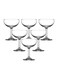 6 Piece Classic Espresso Martini Glass Set, 135ml Capacity - Clear