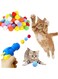 Cat Ball Launcher, Interactive Cat Toys with 100 Pcs Balls and 1 Pcs Launcher to Relieve Boredom for Indoor Cat Training Playing Sports Games