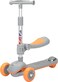 Top Gear Toddler Scooter/Balance Bike TG 8027 with Music &amp; Light, 3 Wheels Scooter w/ Seat,  2-12 Years - Grey