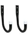 Shepherd Hardware 8093E Incredibly Heavy Duty Steel Garage Storage/Medium Utility Hooks, 2 Pack