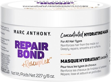 Marc Anthony Repairing Hair Mask, Repair Bond +Rescuplex - Repairs, Strengthens &amp; Maintains Bonds Within Hair - Eliminates Frizz, Flyaways &amp; Reduce Breakage - Dry &amp; Damaged Hair Professional Treatment