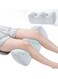 Portable Ergonomic Semicircle Round Shape Knee Pillow, Leg Elevation Pillows, Support Knee Support Pillow for Side Sleepers Separates the Knees, Promote Sleeping, Blood Circulation