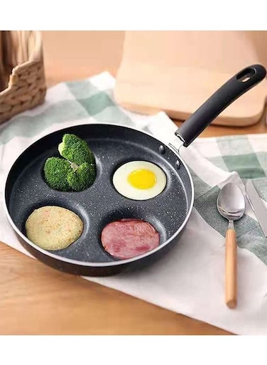 Non Stick 4-hole Breakfast Griddle Cooking Pan