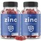 Nutrachamps 4-In-1 Zinc Gummies, 50Mg Chewable Zinc Supplement Gummies With Vitamin D3 2000 Iu, Elderberry &amp; Echinacea, Immune, Heart &amp; Brain Support, 180 Count (Pack Of 2)