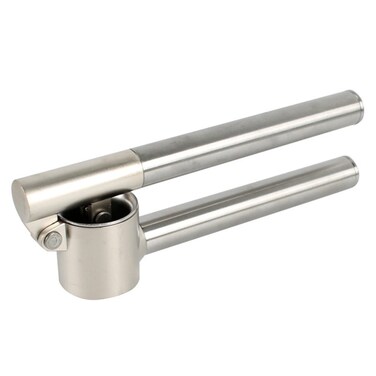 Stainless Steel Garlic Press Masher Silver 22 x 7 x 9cm