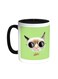 Good Morning Printed Coffee Mug Black/White