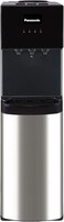 Panasonic Top Loading Water Dispenser., Sdm-Wd3238Tg, Black/ Stainless Steel Finish, 20L Cabinet Storage, Best For Home Kitchen &amp; Office, Hot Cold &amp; Normal."Min 1 year manufacturer warranty