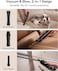 Baseus Handheld Vacuum Cleaner Battery Car, Mini Car Vacuum Cleaner Wireless Charging, Type C Fast Charging for Home Use, Car, Dog Hair
