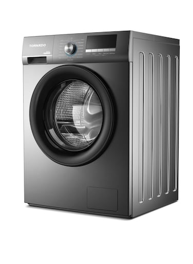 Front Load Inverter Washing Machine, 8kg Capacity, BLDC Inverter Motor, 1200 RPM, Stainless Steel Drum, Quick Wash 15min, High Temperature Self-Cleaning, Child Lock 8 kg TWX-FV812GOSSU