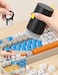 Tounee Keyboard Cleaner Kit with Retractable Big Brush, Portable, 20 in 1 Multi-Tool Kit for Phones, Tablet, Computer, PC Monitor,TV Camera Lens with 2.5ml Mist Spray

