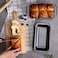 Loaf Pan Bread Baking Mold &ndash; Non-Stick Tray, Cake Tin &amp; Baking Pan for Home Kitchen &ndash; Rectangle Loaf Mold for Baking Bread, Cake, and Meatloaf
