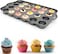 Mini Cheesecake Pan 24-Cup &mdash; Removable Bottoms, Nonstick Muffin Pan, Oven &amp; Dishwasher Safe