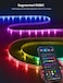 Govee RGBIC LED Strip Light 5M, Smart Lights for Bedroom, Bluetooth LED Strip APP Control, DIY Multiple Colors on One Line, Music Sync [Energy Class G]