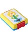 Bento Lunch Box -Leakproof, BPA-Free, Insulated, Airtight Tiffin- 4 Compartments (With Building Blocks To Customizable Design) Bento Box For Boys &amp; Girls (Yellow)