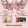 OneOdio A70 Fusion Bluetooth Over Ear 72 Hours HiFi Stereo Headphones Wireless, Wireless Headphones with 6.35 mm and 3.5 mm Jack for Studio DJ Mobile Phone PC AMP - Rose Gold