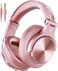 OneOdio A70 Fusion Bluetooth Over Ear 72 Hours HiFi Stereo Headphones Wireless, Wireless Headphones with 6.35 mm and 3.5 mm Jack for Studio DJ Mobile Phone PC AMP - Rose Gold
