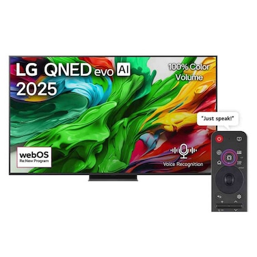 LG 65 inch QNED evo AI QNED86 MiniLED 4K 120Hz Smart TV AI Magic remote Dolby webOS25 2025 120HZ