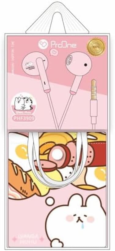 PHF3909 Handsfree Earphone - Wired In-Ear Headphones with Mic &amp; Volume Control, Noise Isolating, Superior Sound, 14.2mm Speaker, 3.5mm Plug