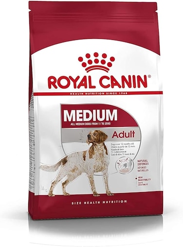 Royal Canin Shn Medium Adult 10 Kg Size Health Nutrition Dog Food, Multicolor, 35221, Medium Adult Dog Food