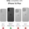 Suritch Magnetic Case Compatible with iPhone 16 Plus, ShockProof Protective Cover with Slide Camera Cover and Adjustable Kickstand(Black)
