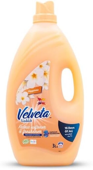 Velveta fabric softener &amp; freshener 3 Liter Happiness