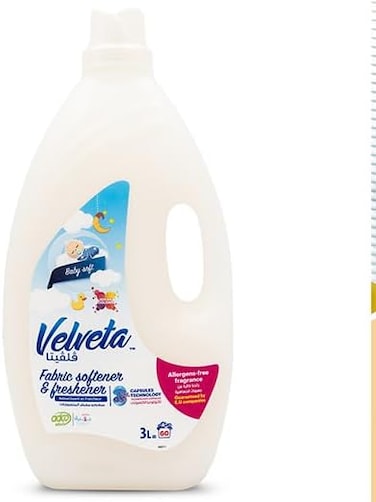 Velveta fabric softener & freshener 3 Liter Baby Soft