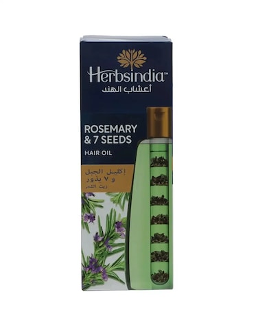 HERBSINDIA ROSEMARY &amp; 7 SEEDS HAIR OIL 280ML