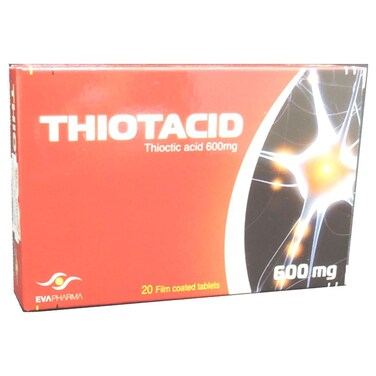 Thiotacid 600 mg Tablets 20's