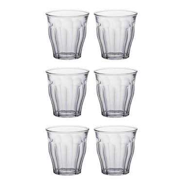 Shot Glasses, 6 Pack - 120ml - Whiskey Glasses Set with Simple Lines, Dishwasher Safe Cocktail Drinking Glasses