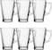 6 PACK Premium Glass Coffee Mugs with Handle 120ml - Coffee Cups, Transparent Tea Cup for Hot/Cold Beverages, Ideal for Tea, Coffee, Latte, Cappuccino