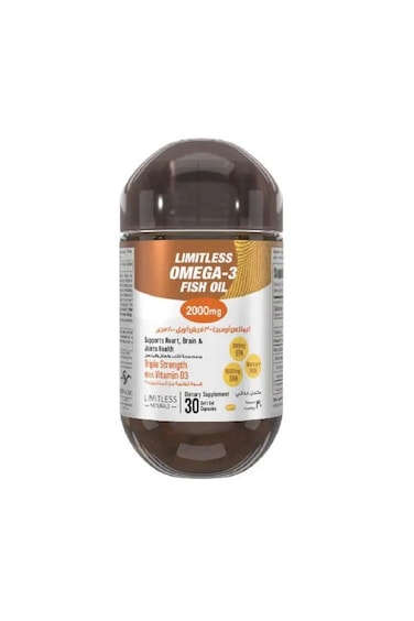Limitless Omega 3 Fish Oil Caps 30S