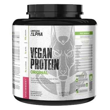 LIMITLESS ALPHA VEGAN PROTEIN OG STRAWBERRY 2KG
