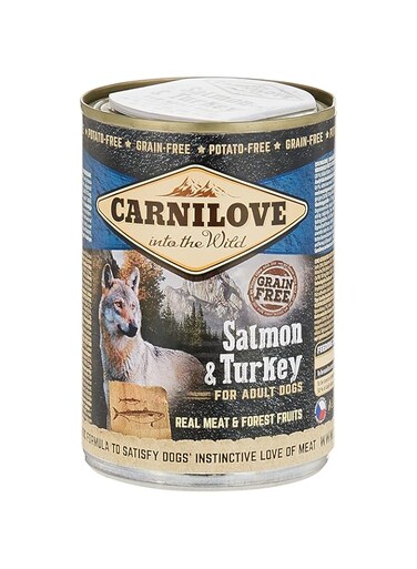 Carnilove Salmon &amp; Turkey for Adult Dogs (Wet Food Cans) 400g