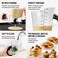 Pancake Batter Dispenser with Measuring Marks &ndash; Easy Pour Baking Funnel for Pancakes, Waffles, Muffins &amp; Cupcakes &ndash; No Mess Batter Separator for Kitchen Baking, Crepe &amp; Griddle Accessories
